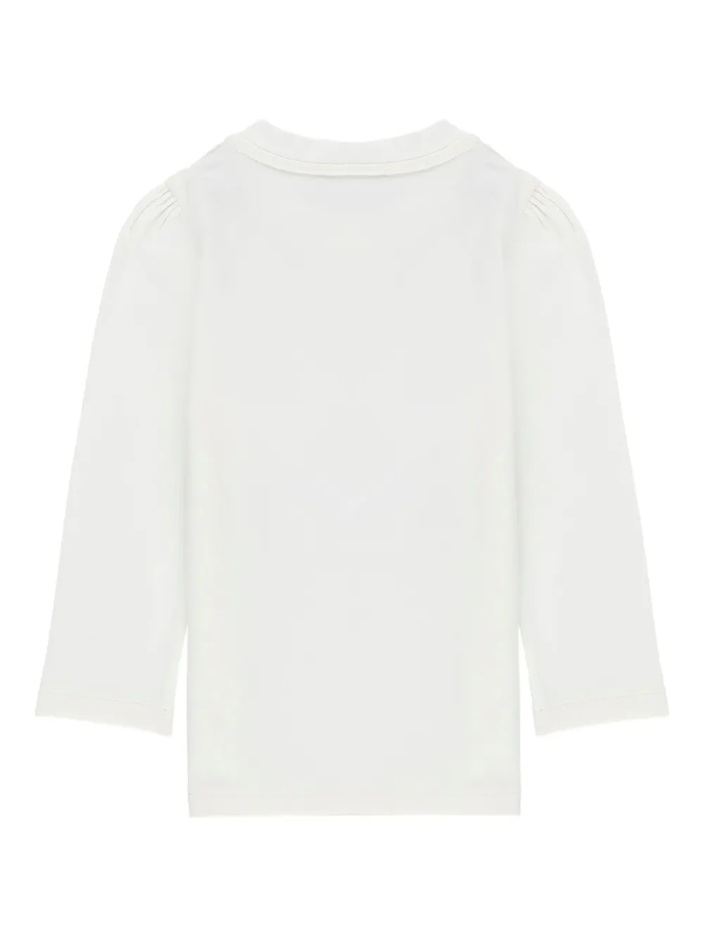 Moncler Enfant T-shirt met lange mouwen Wit