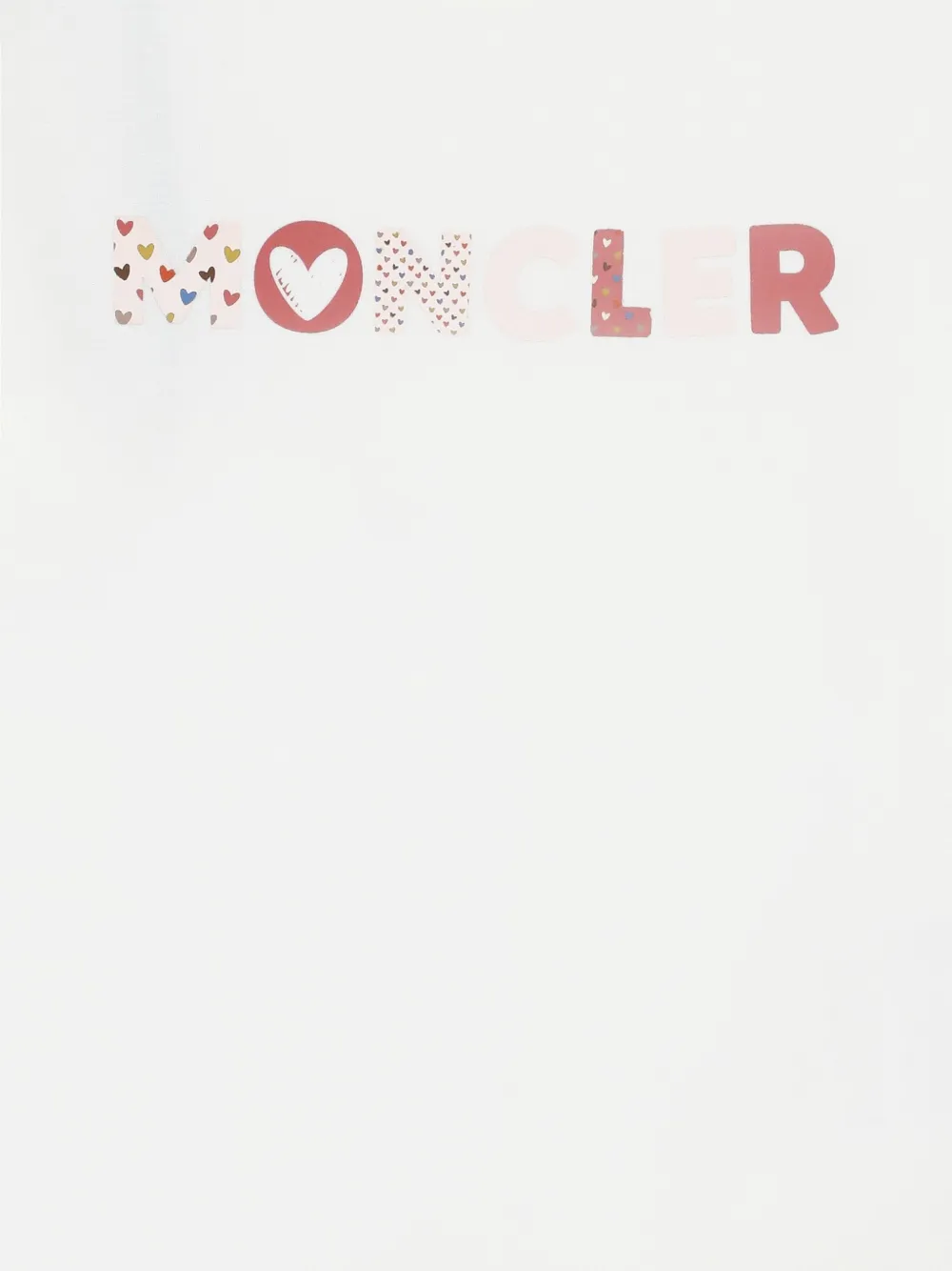 Moncler Enfant T-shirt met lange mouwen Wit