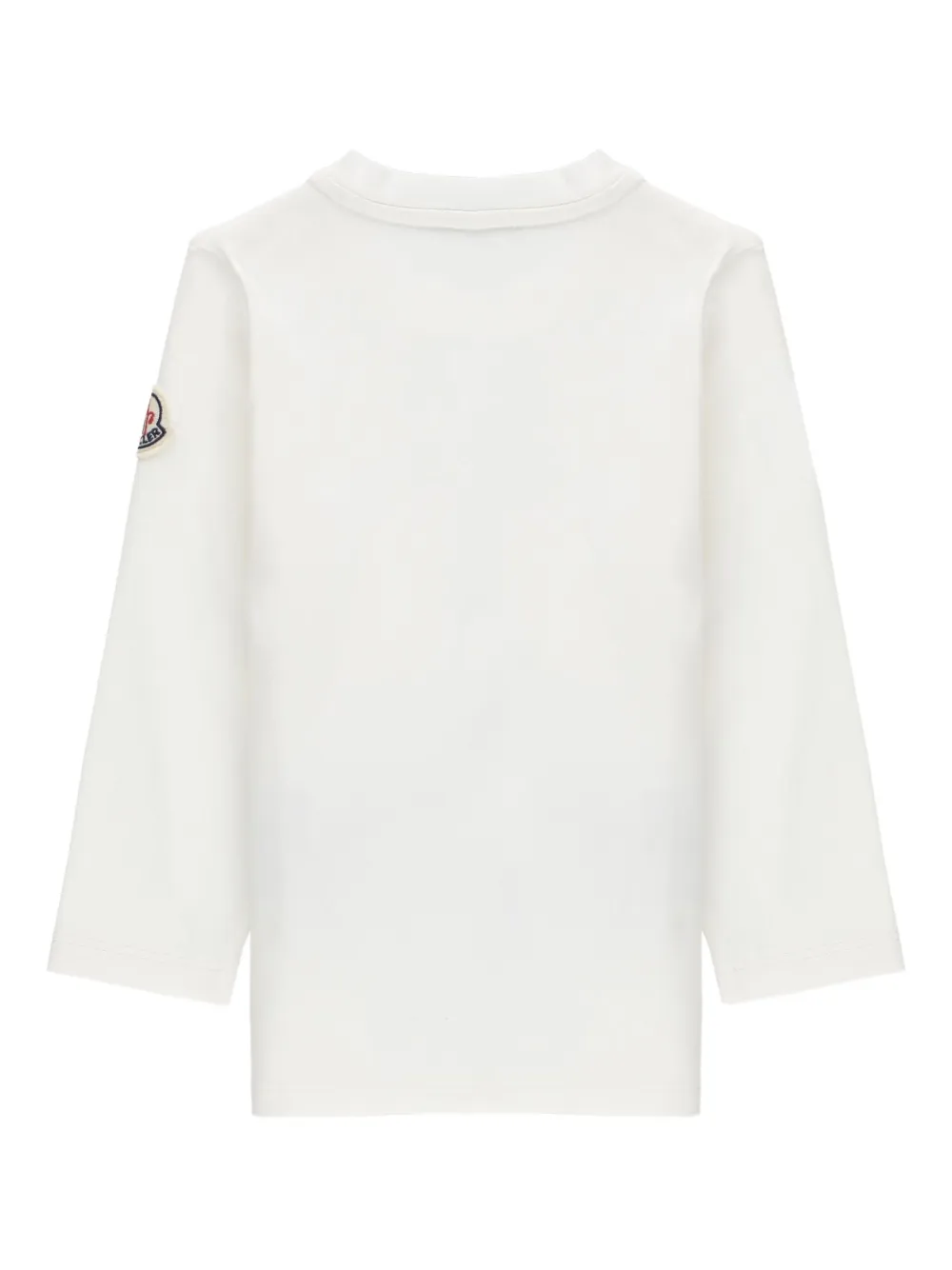 Moncler Enfant T-shirt met teddybeerprint Beige