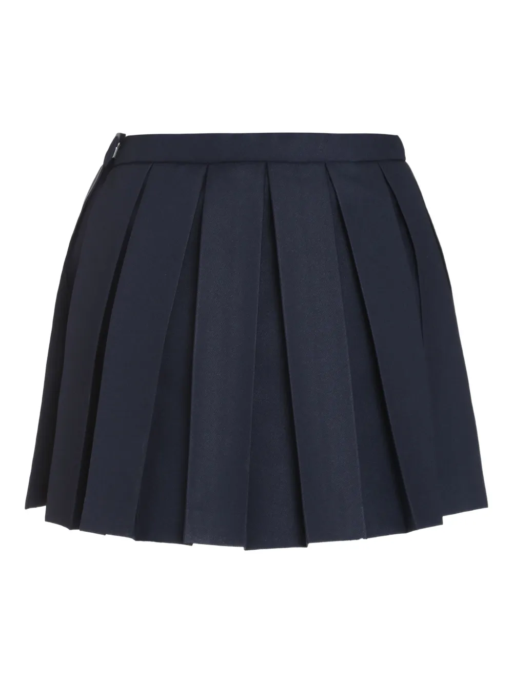 Sporty And Rich X Lacoste Pleated Mini Skirt In Blue