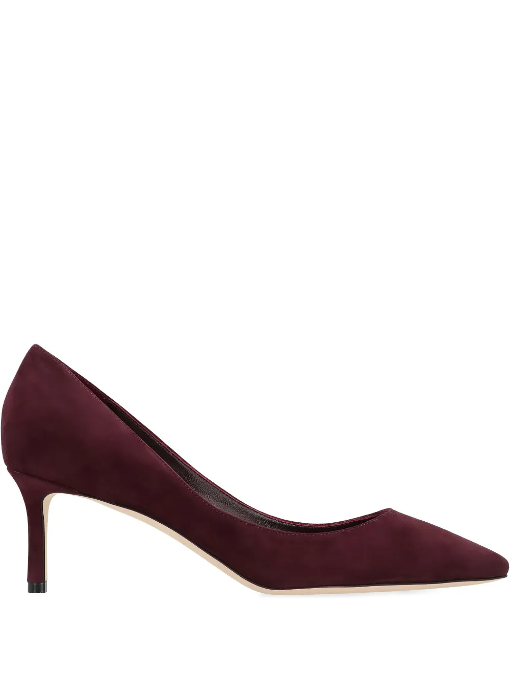 Jimmy Choo 60mm Romy suede pointed-toe pumps Red