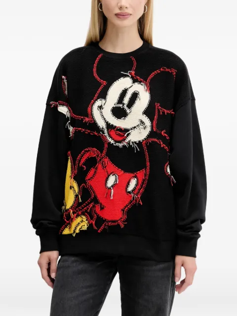 Desigual graphic crew-neck sweater 