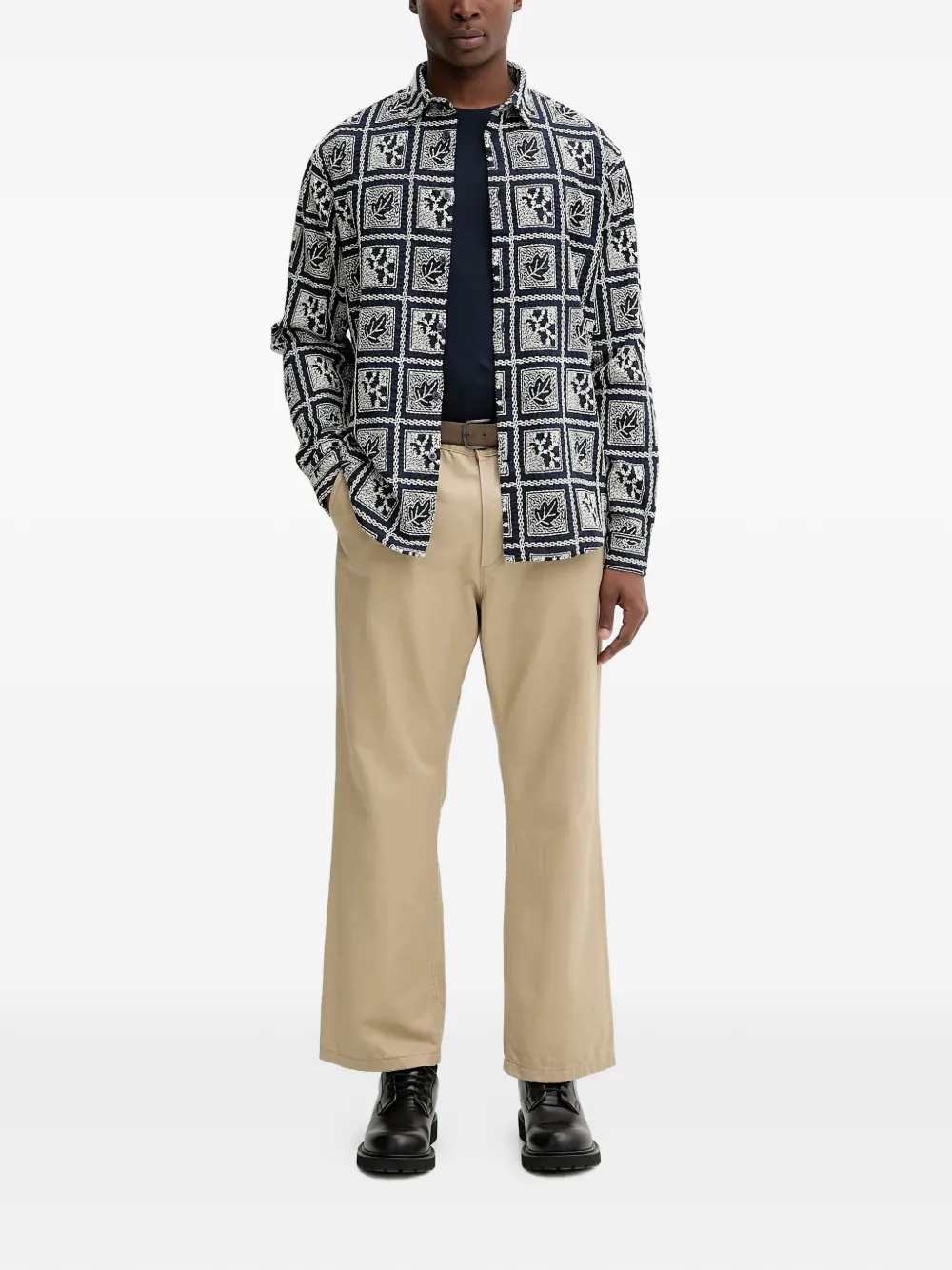 Desigual leaf patterned shirt | Image 2