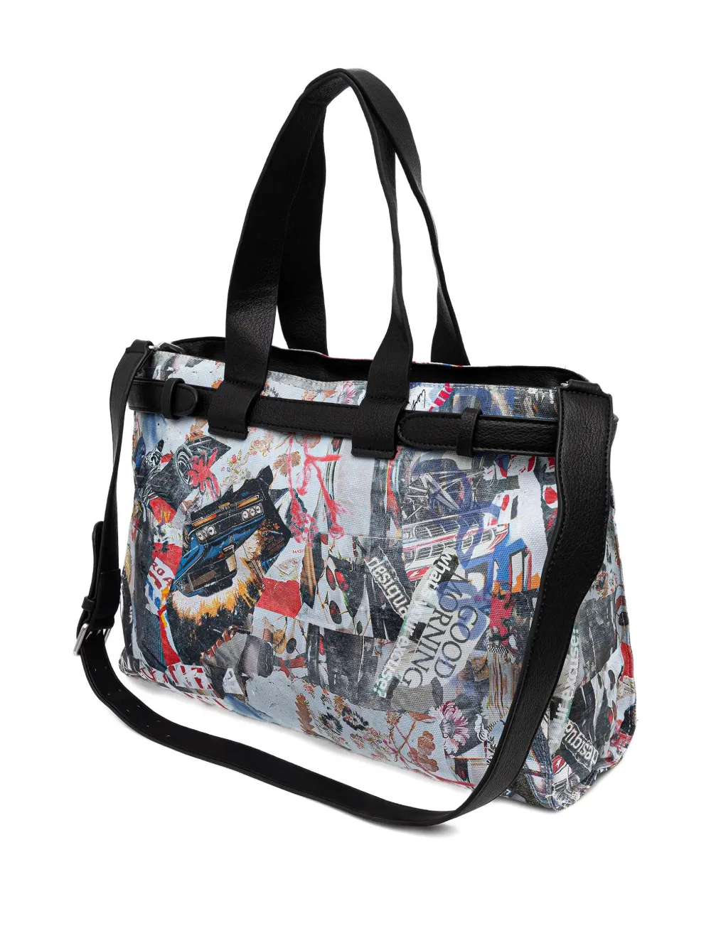 Desigual x Disney Mickey Mouse print tote bag - Wit
