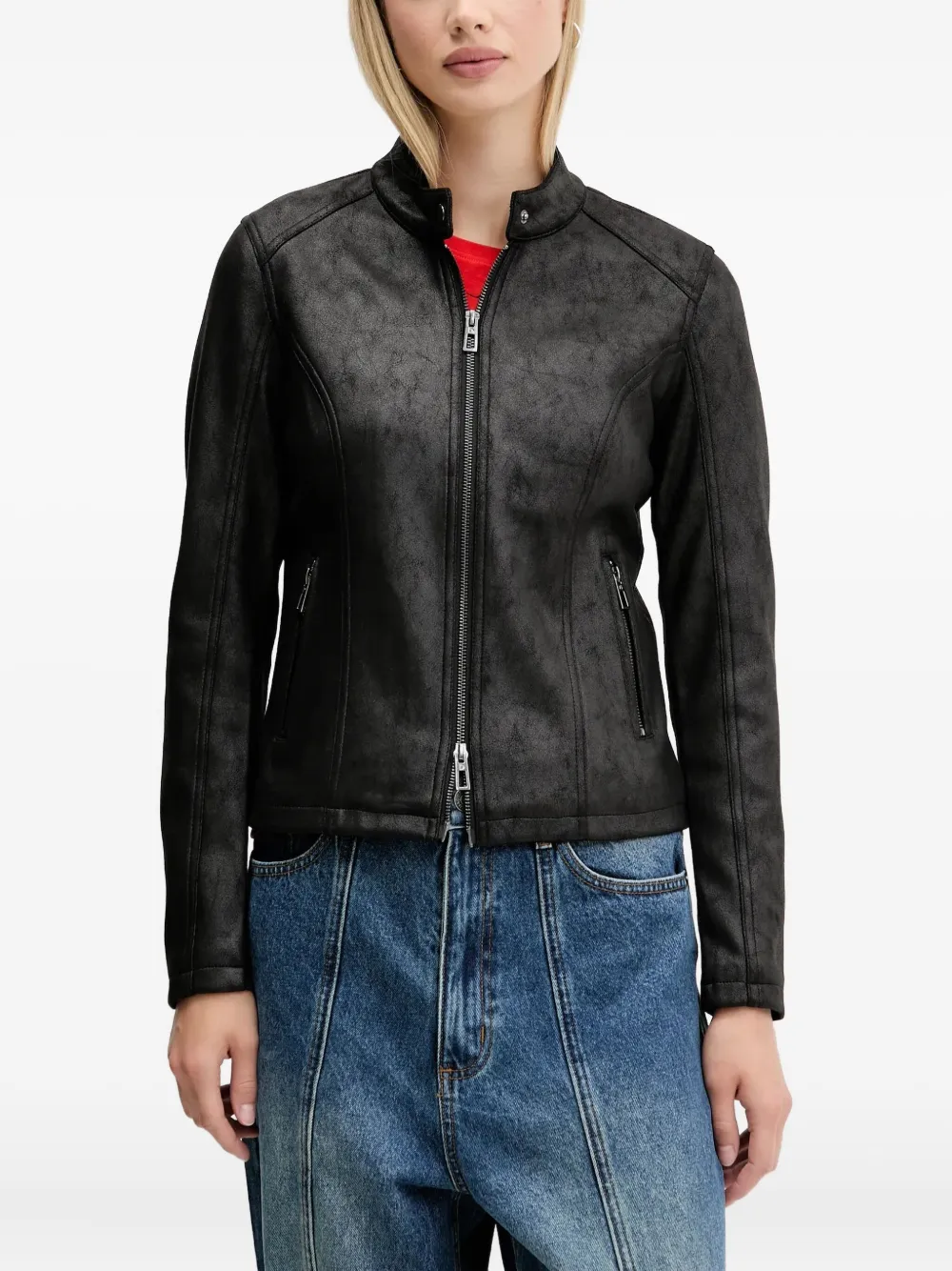 Desigual zip-fastening jacket | Black | Image 1