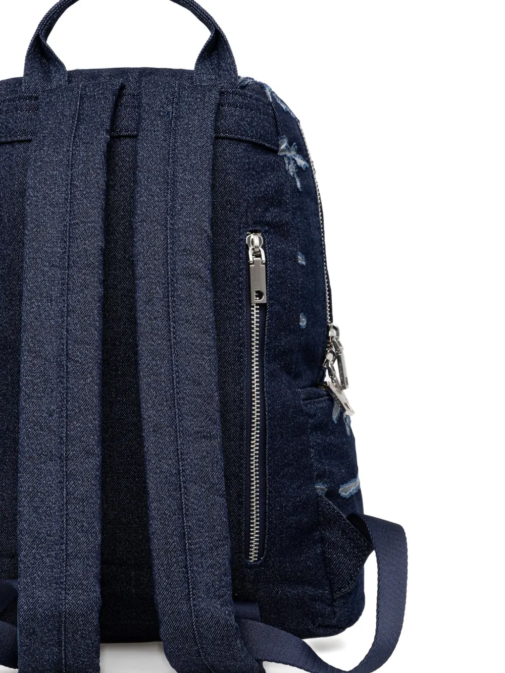 Desigual Rugzak met ritszak en handgreep Blauw