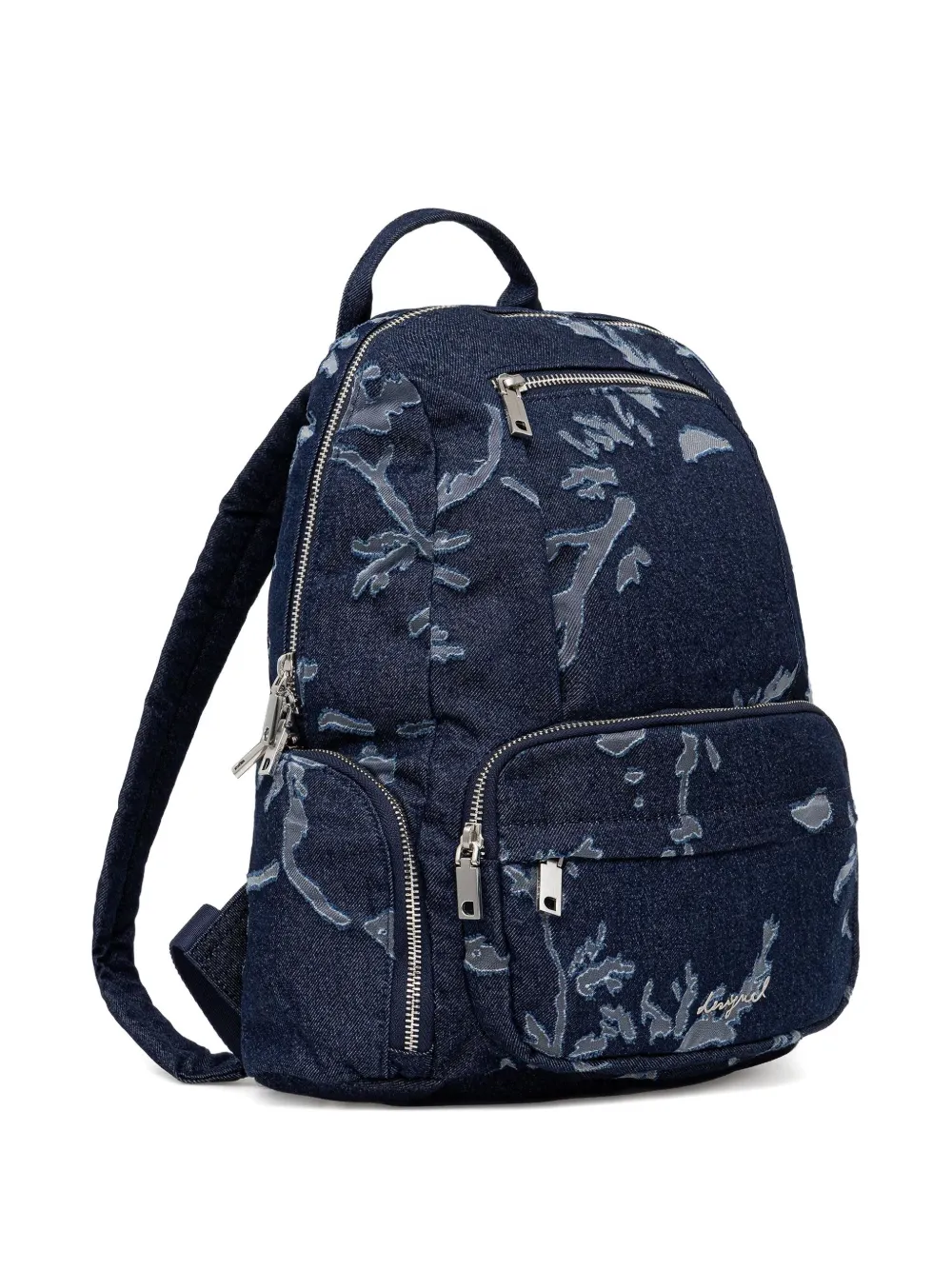 Desigual Rugzak met ritszak en handgreep - Blauw