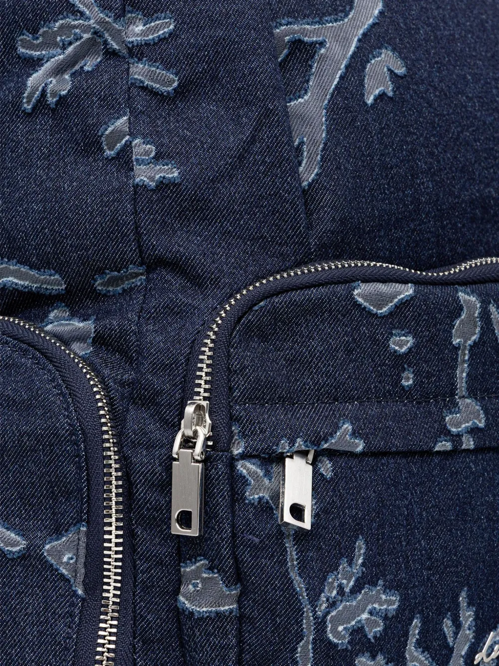 Desigual Rugzak met ritszak en handgreep Blauw