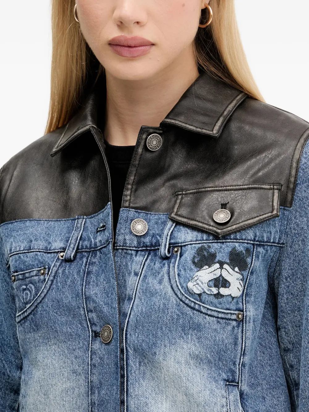Desigual Jack met franje Blauw