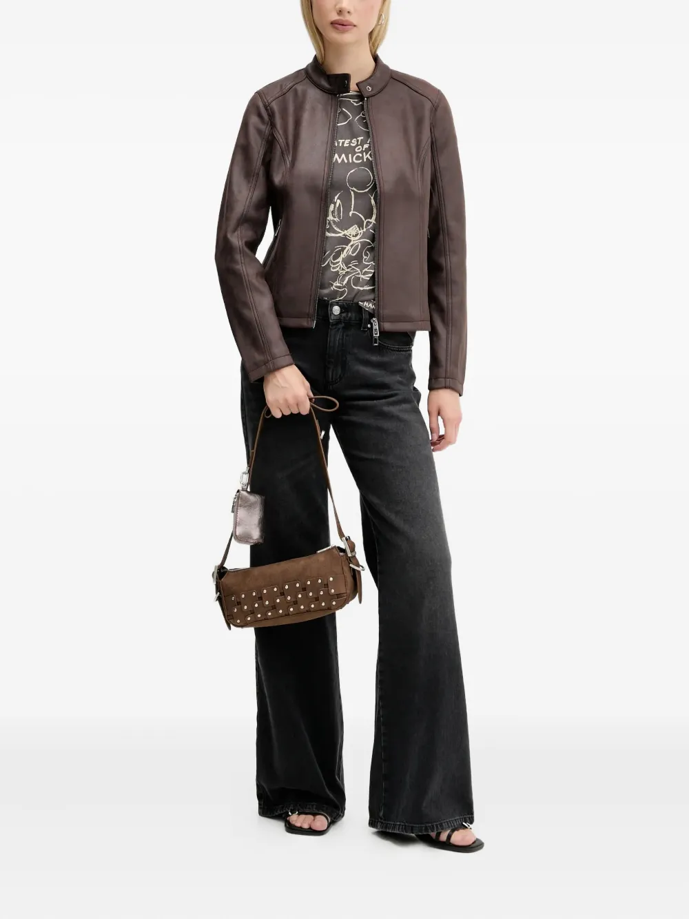 Desigual zip-fastening jacket | Faux Fur & Shearling Jackets | Image 2