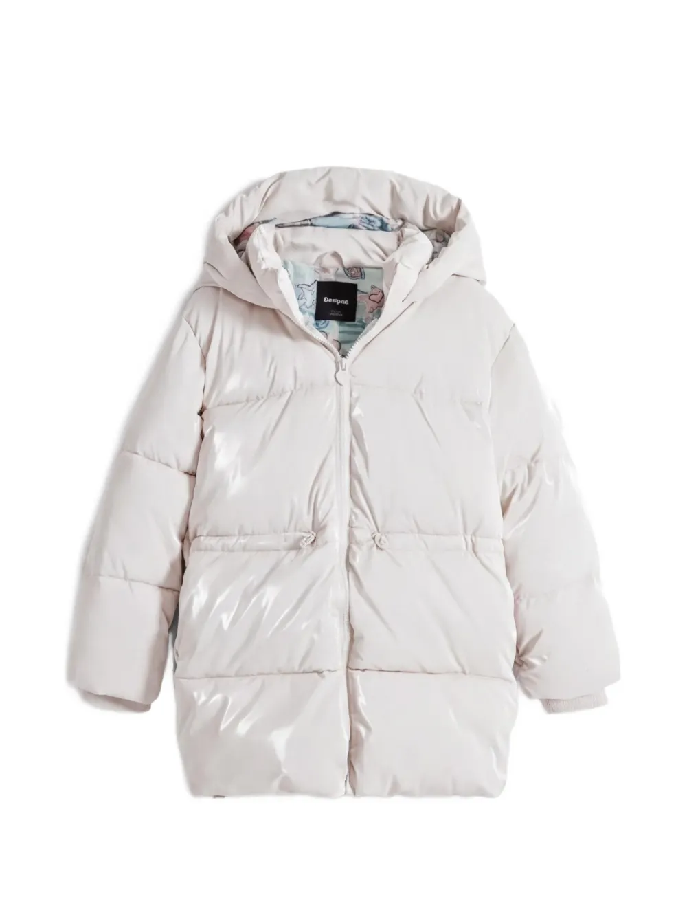 Desigual Piumino con cappuccio - Bianco