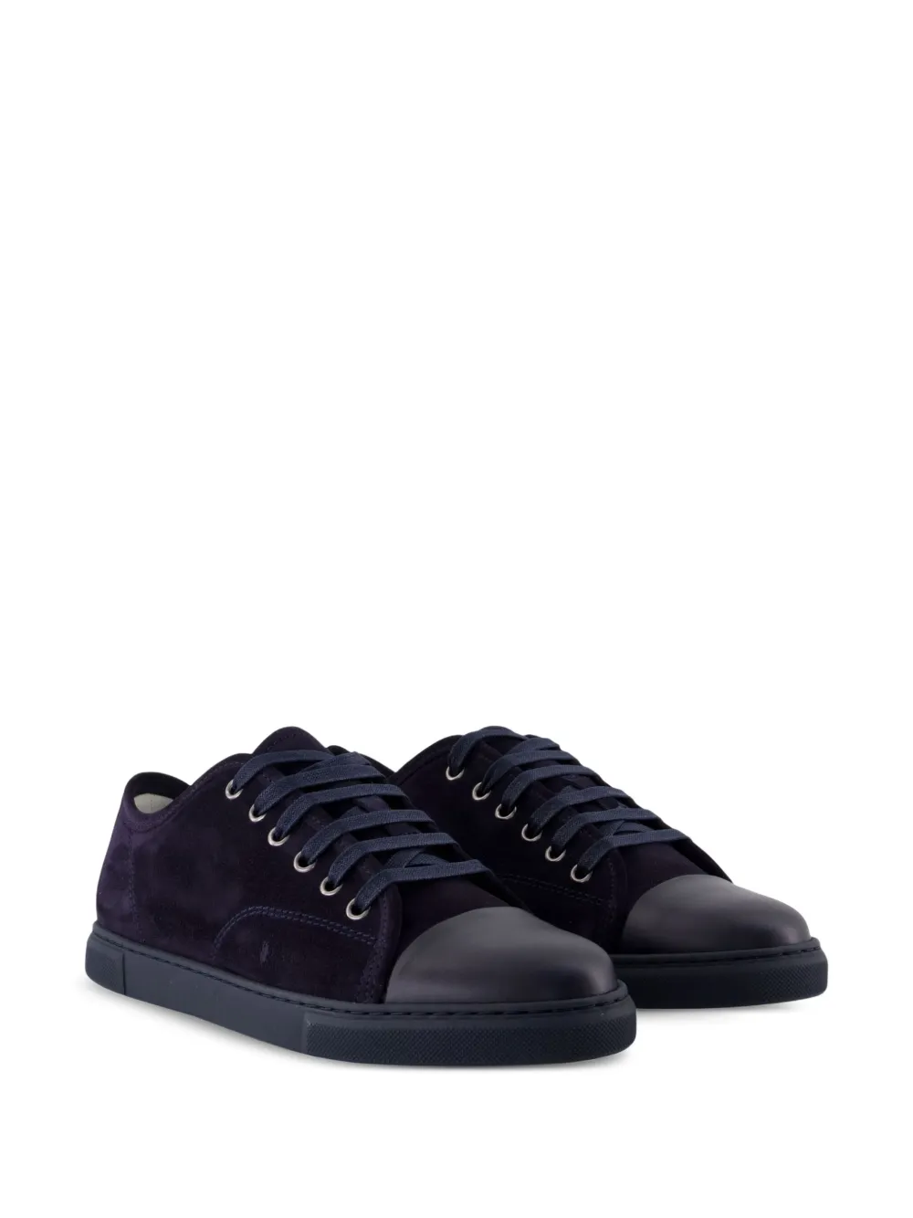 Lanvin suede leather cap-toe sneakers | Low-Tops | Image 2