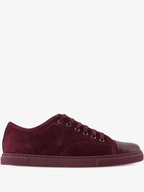 Lanvin baskets en daim et cuir