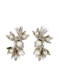 Simone Rocha pearl-embellishment earrings - Silver
