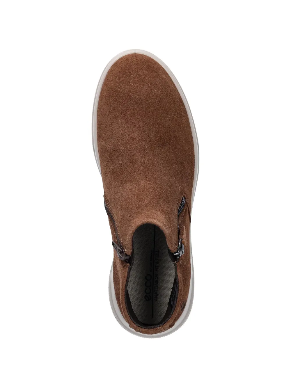 ECCO Suède laarzen met rits Bruin