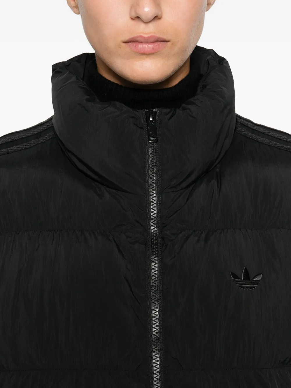 adidas Adicolor jas met gewatteerd vlak Zwart