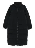 adidas Adicolor quilted-panel long coat - Black