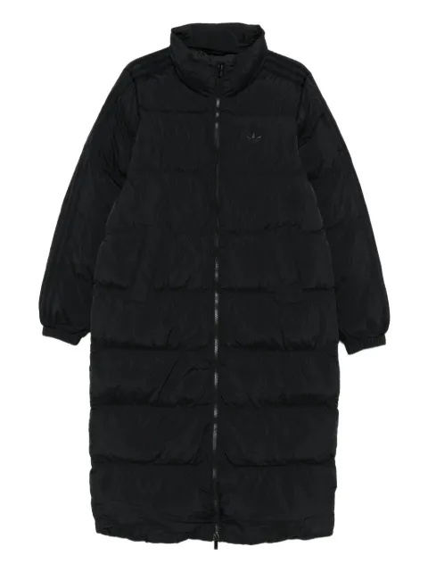 adidas Adicolor quilted-panel long coat