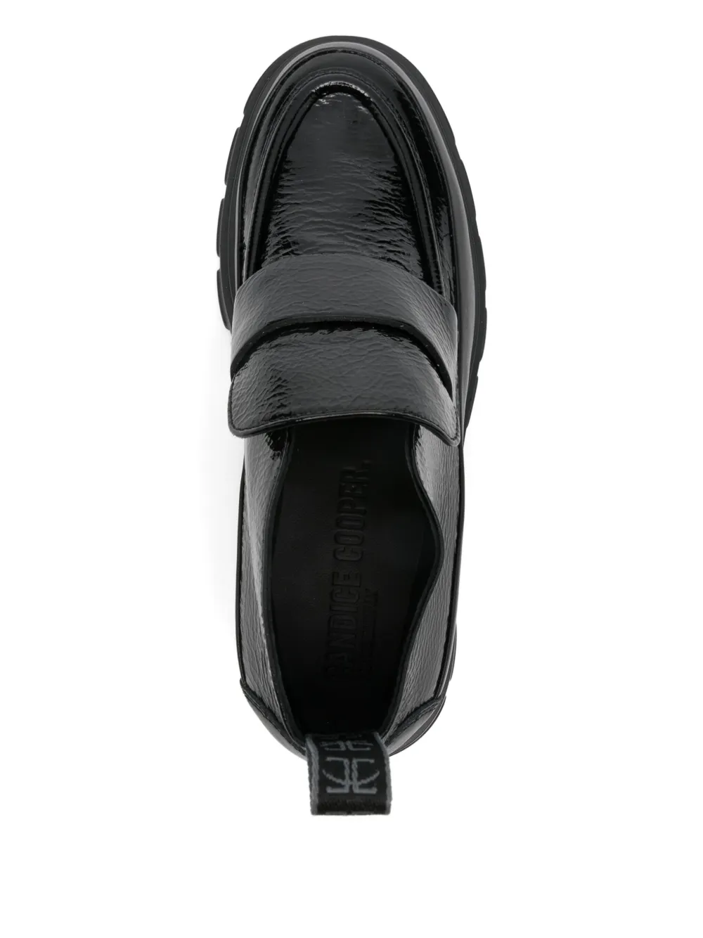 Candice Cooper Leather Loafers In Animal Print