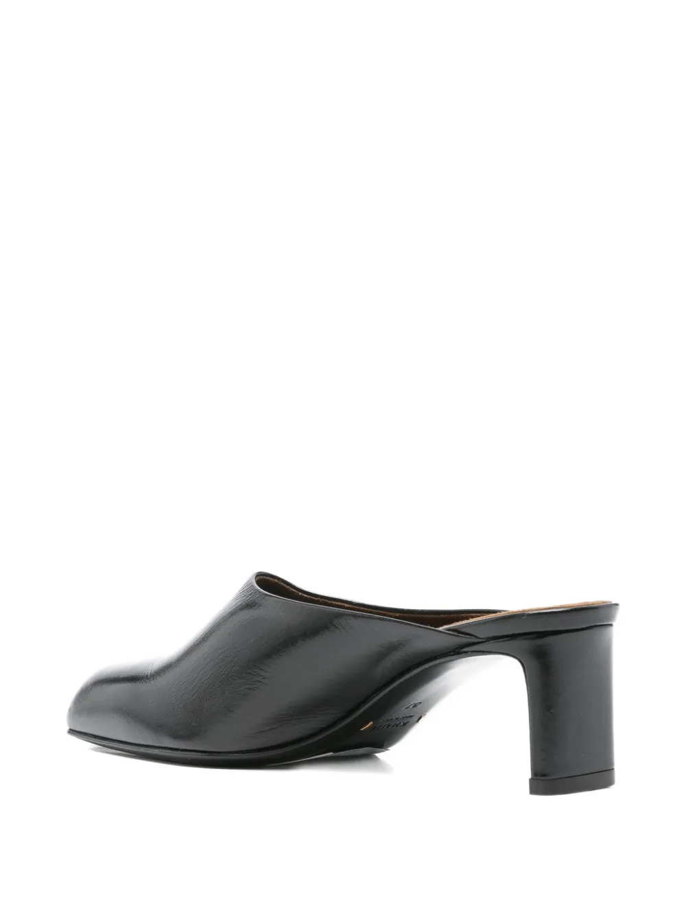 Khaite Square-toe Heeled Mules In Black