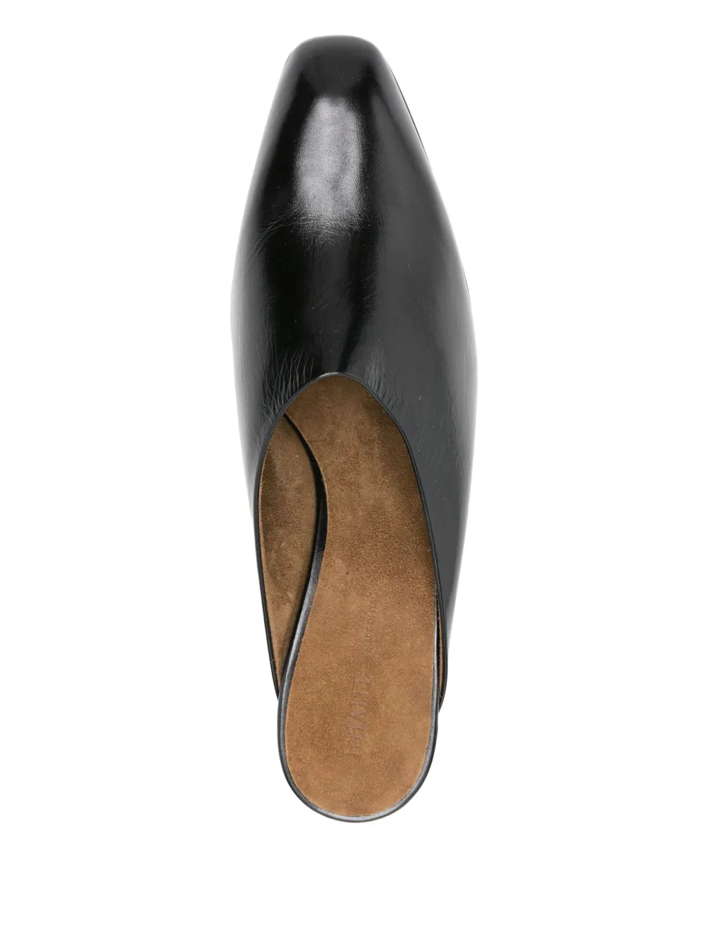 Khaite Square-toe Heeled Mules In Black