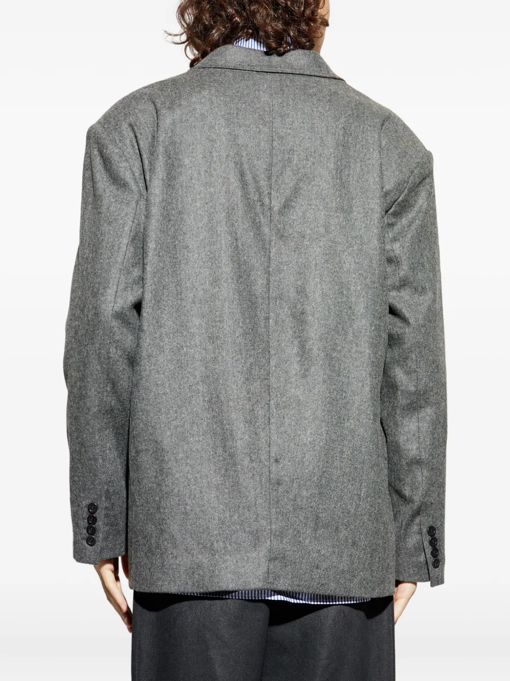 American Vintage Wobby blazer met knopen Grijs