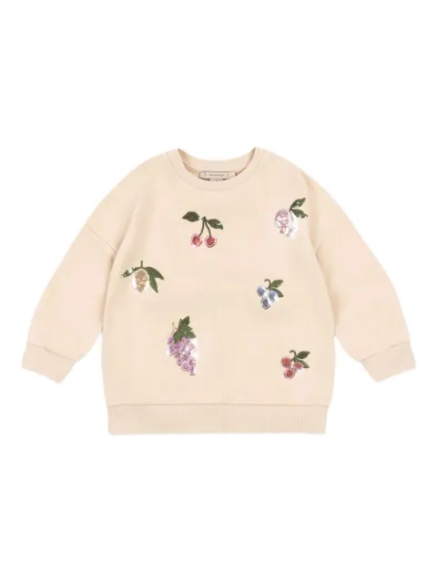Konges Sløjd Lou fruit-sequin sweatshirt