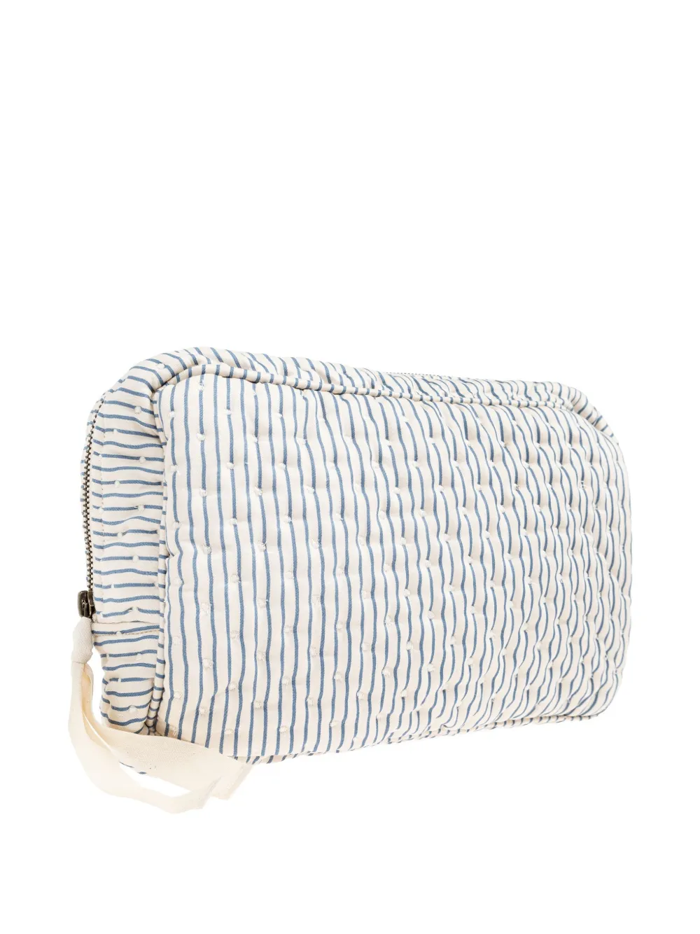 Konges Sløjd Gestreepte gewatteerde tas Blauw