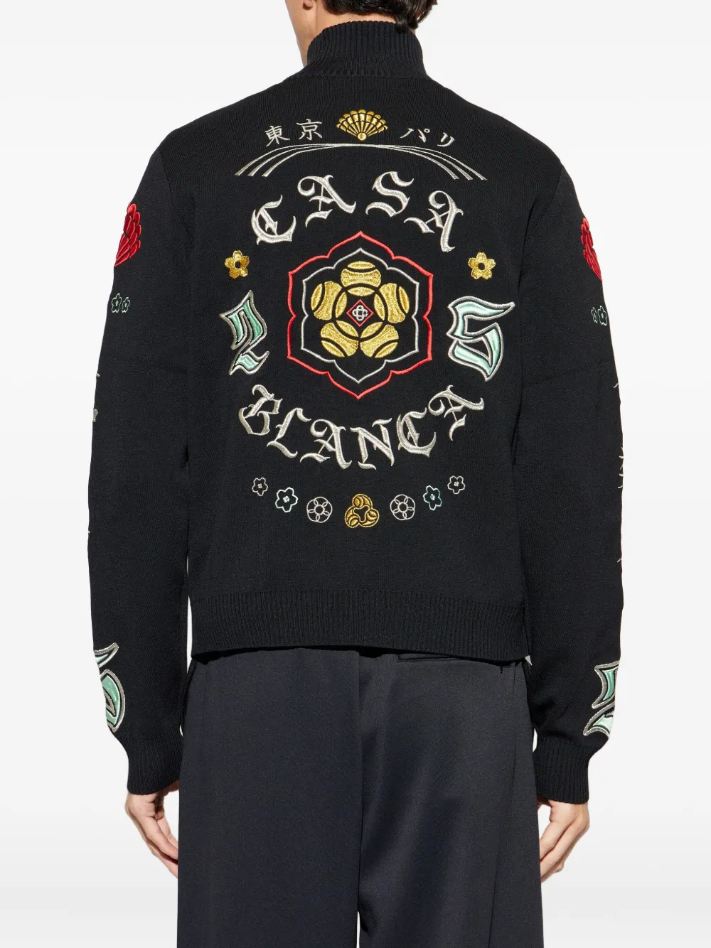 Casablanca Vest met rits Zwart