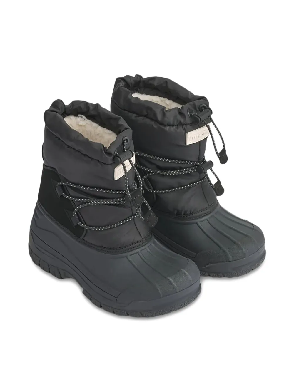 Liewood padded lace-up snow boots Black