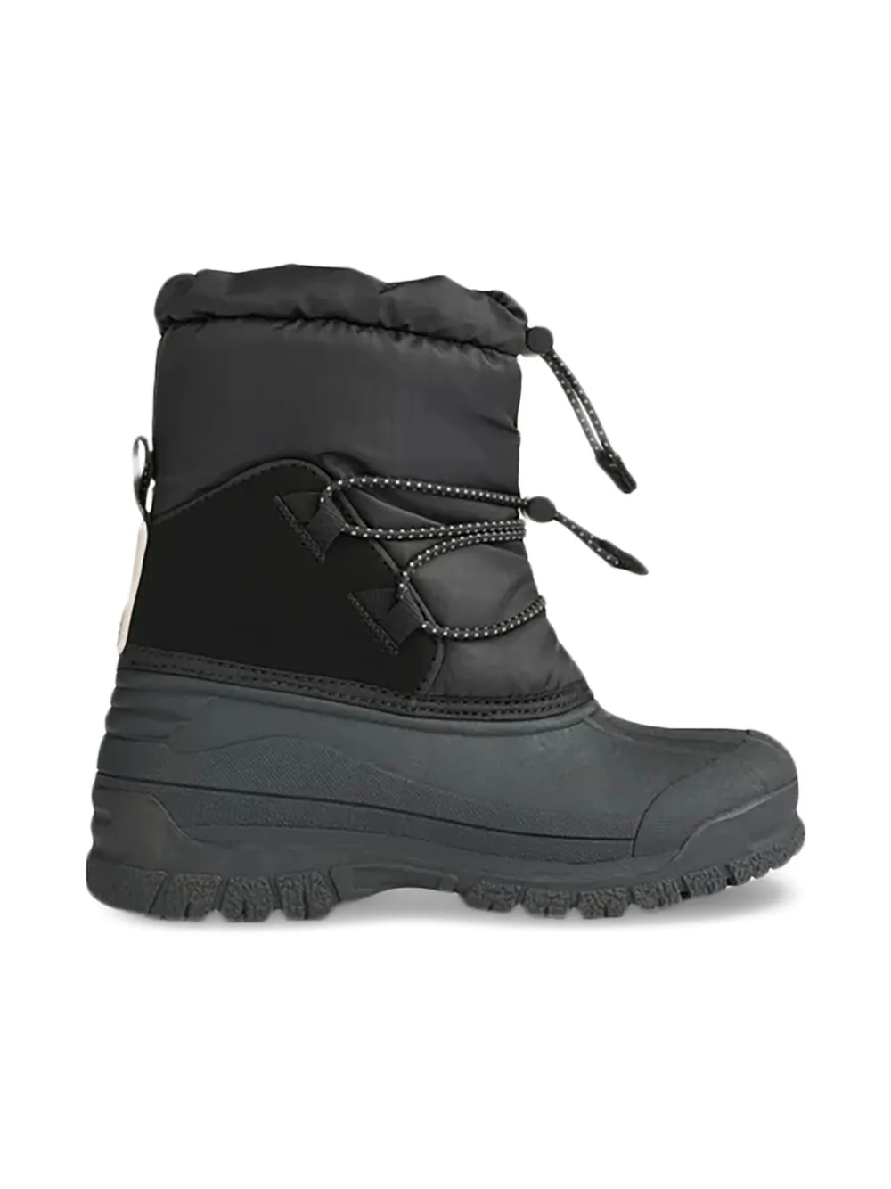 Liewood Padded Lace-up Snow Boots In Black