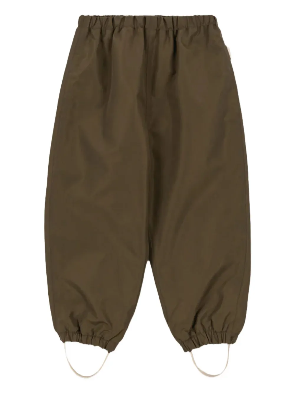 Konges Sløjd Shell elastic-cuff trousers | Brown | Image 1