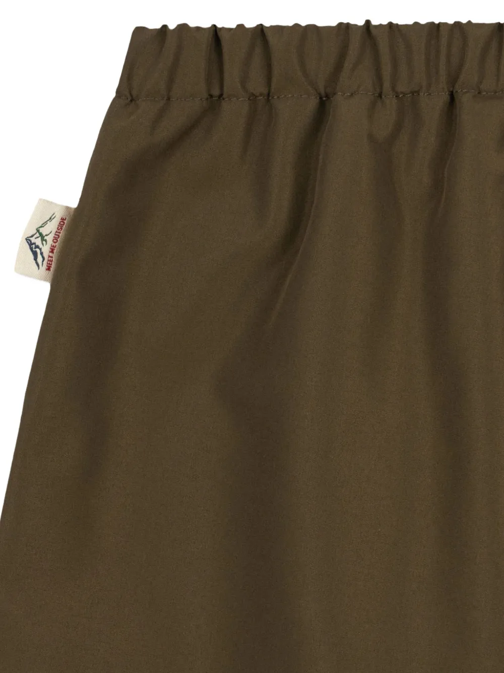 Konges Sløjd Shell Elastic-cuff Trousers In Green