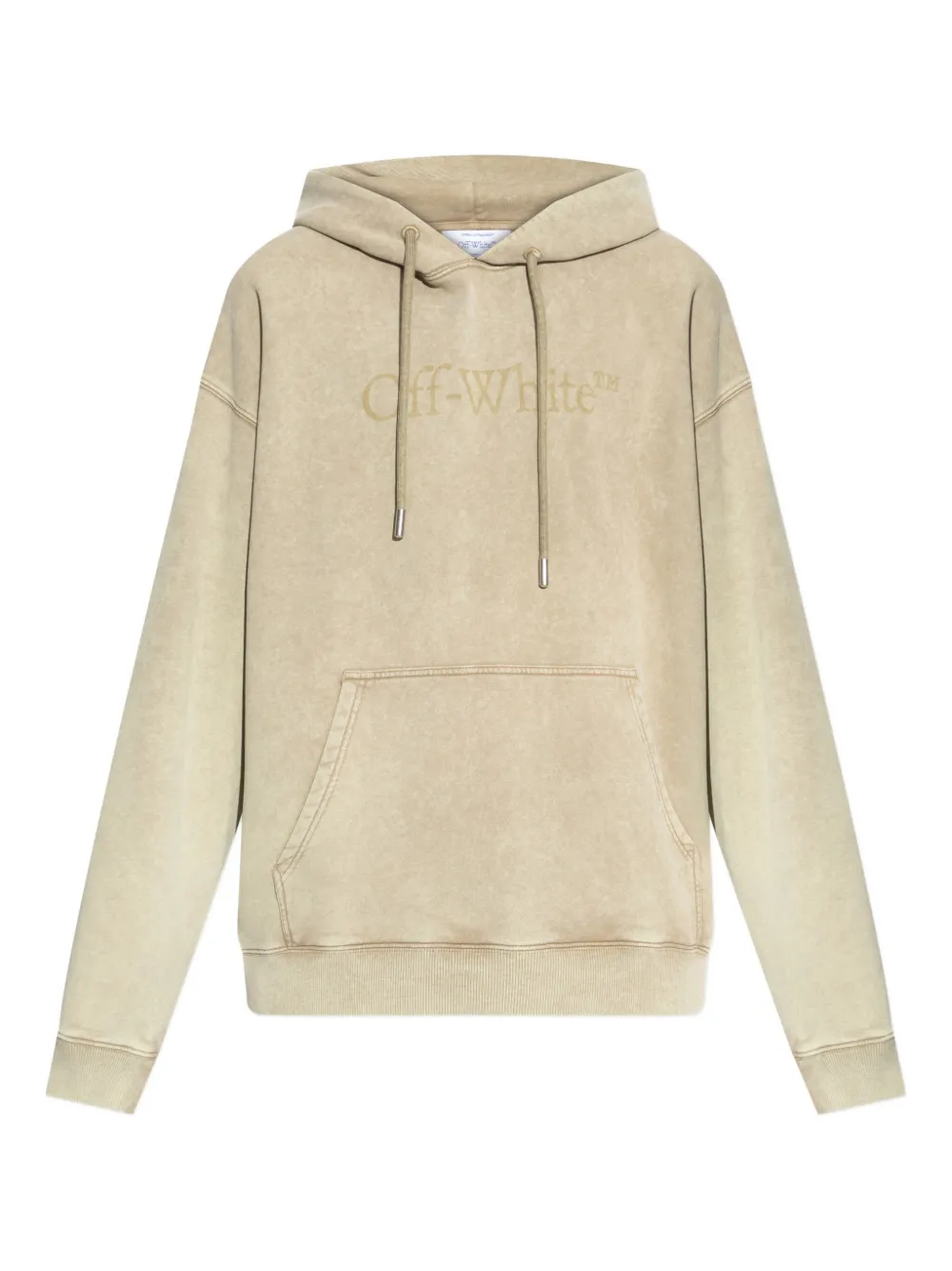 Off-White logo hoodie - ニュートラル Off-White logo hoodie - ニュートラル