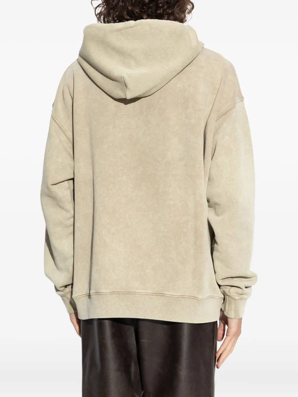 Off-White Hoodie met logo Beige