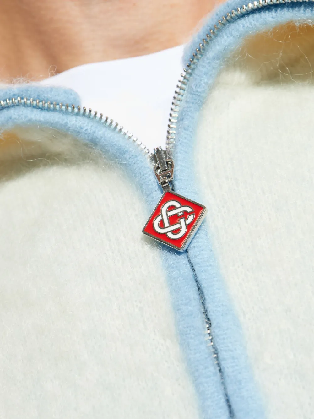 Casablanca Jack met hoge hals Blauw