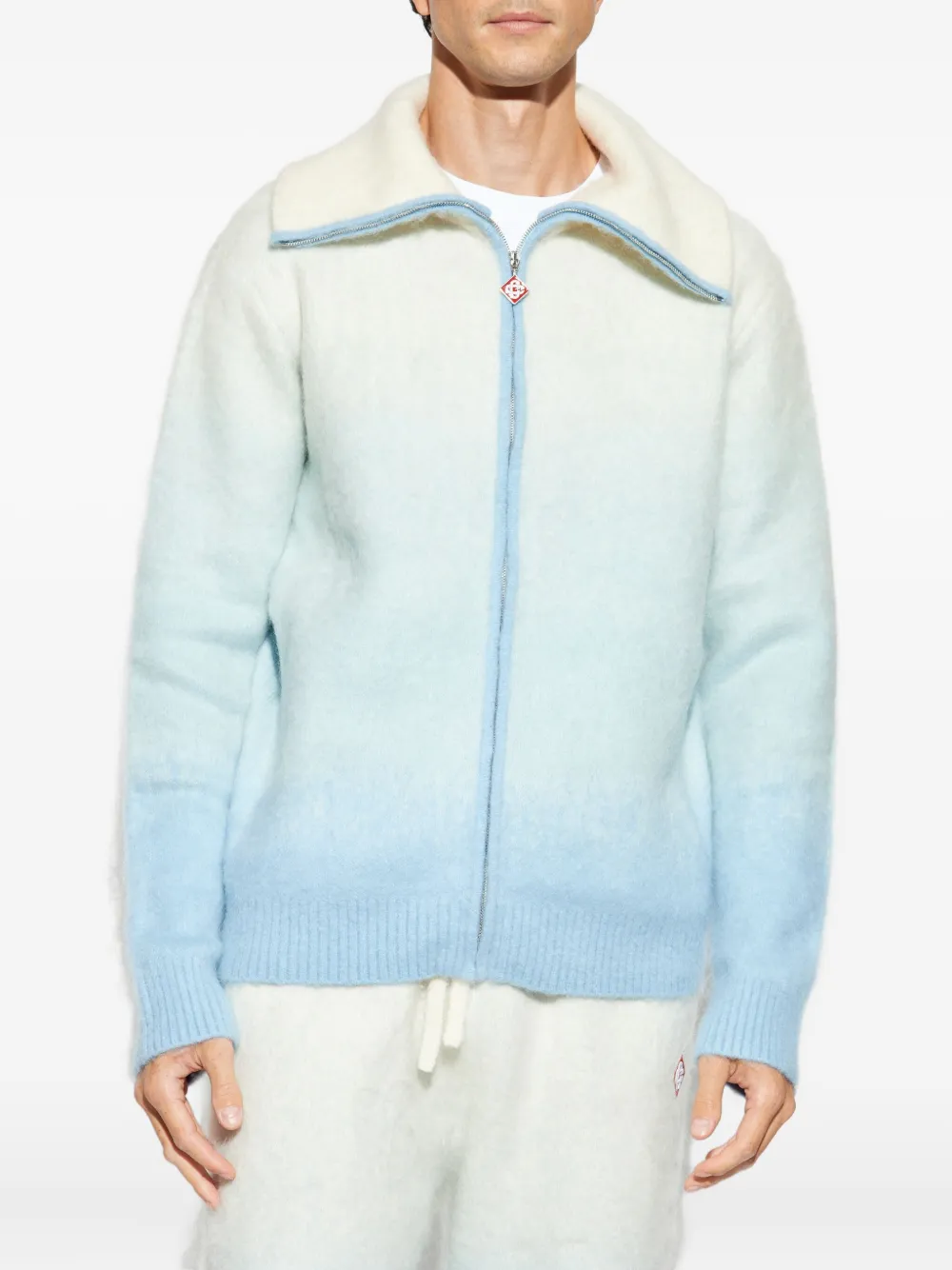 Casablanca Jack met hoge hals Blauw