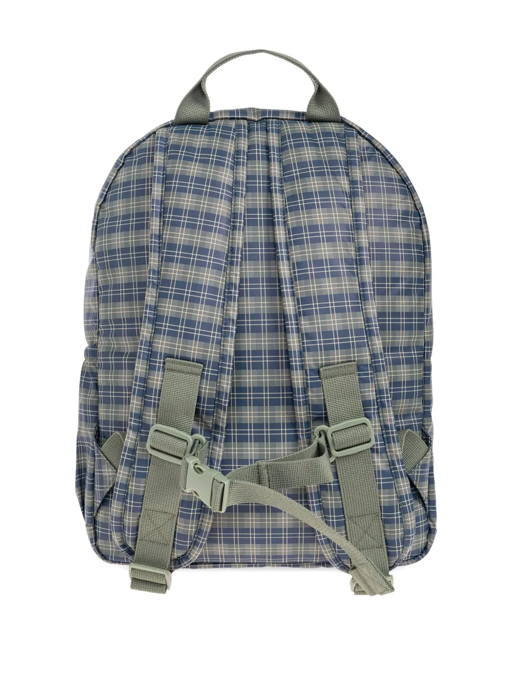 Konges Sløjd checked-pattern backpack - Blauw