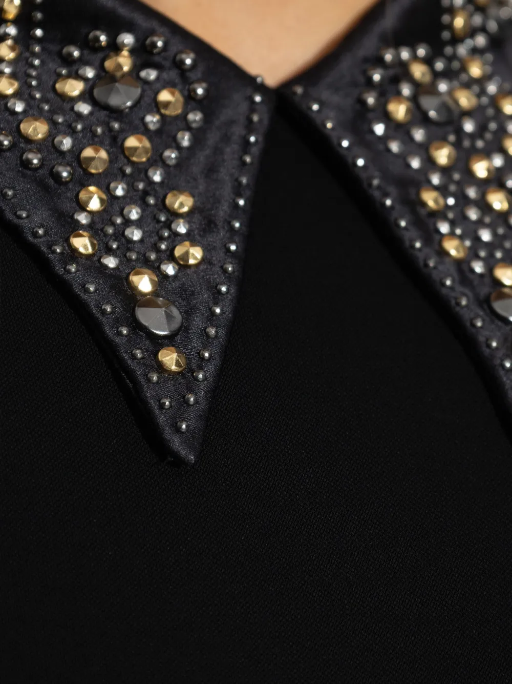 Versace Body met verfraaide kraag Zwart