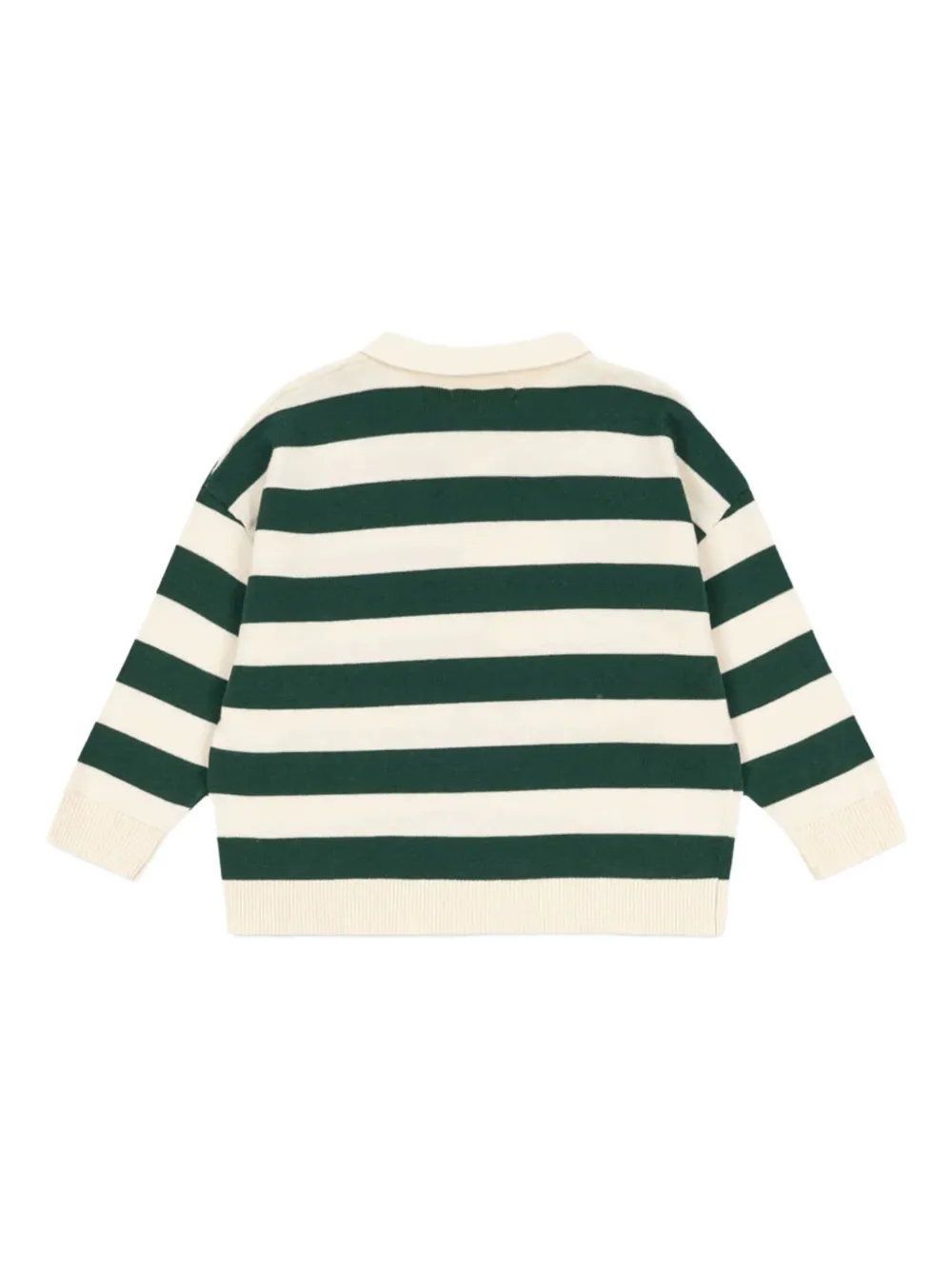Konges Sløjd Manis stripe polo-neck sweater | Knitwear | Image 2