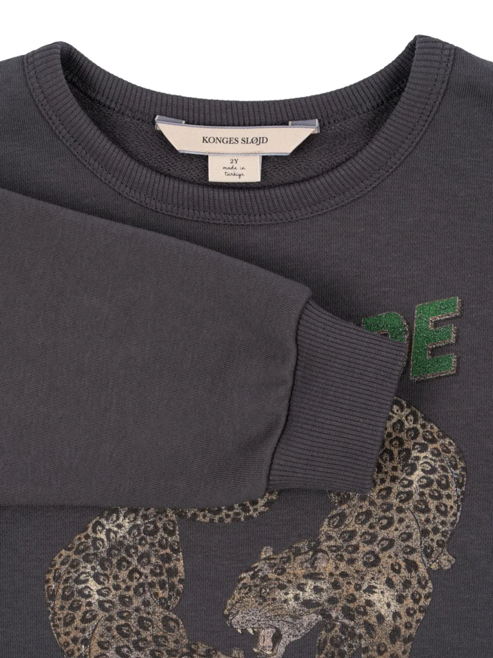 Konges Sløjd Leopard-print Sweatshirt In Blue