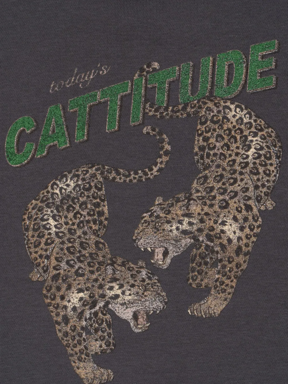 Konges Sløjd Leopard-print Sweatshirt In Blue