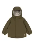 Konges Sløjd hooded fleece-lined jacket - Green