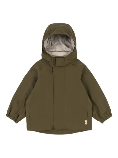 Konges Sløjd hooded fleece-lined jacket