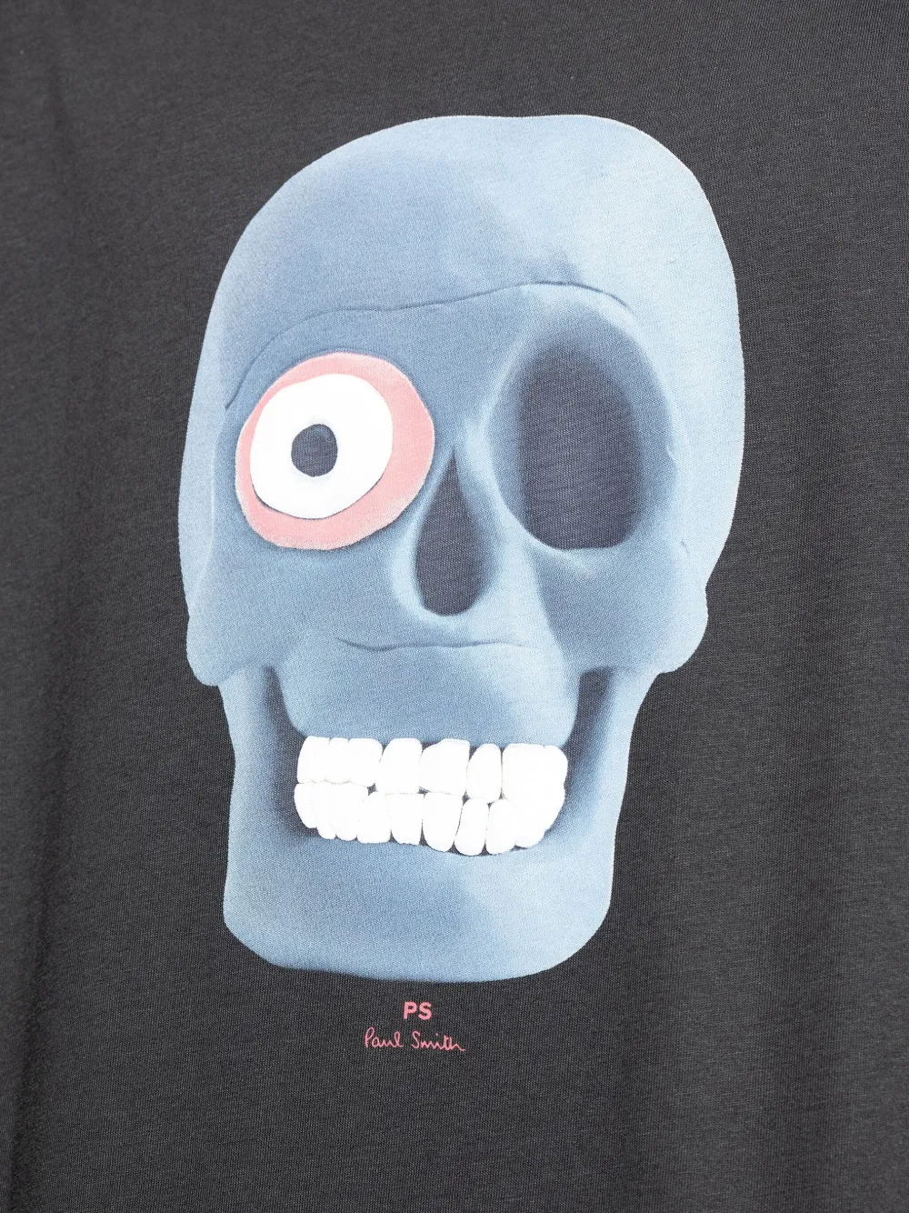 PS Paul Smith T-shirt met doodskopprint Zwart