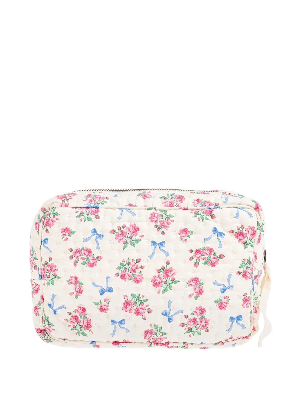 Konges Sløjd floral-print quilted bag - Wit