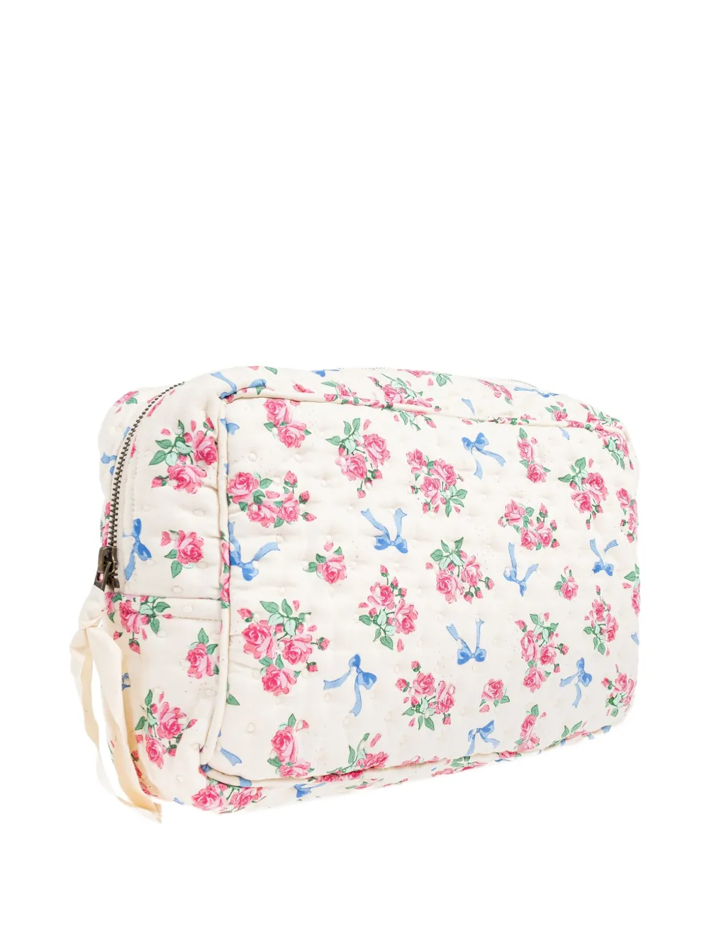 Konges Sløjd Gewatteerde tas met bloemenprint Wit