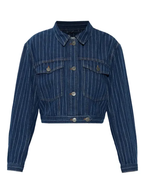 MUNTHE Lindy pinstripe cropped jacket