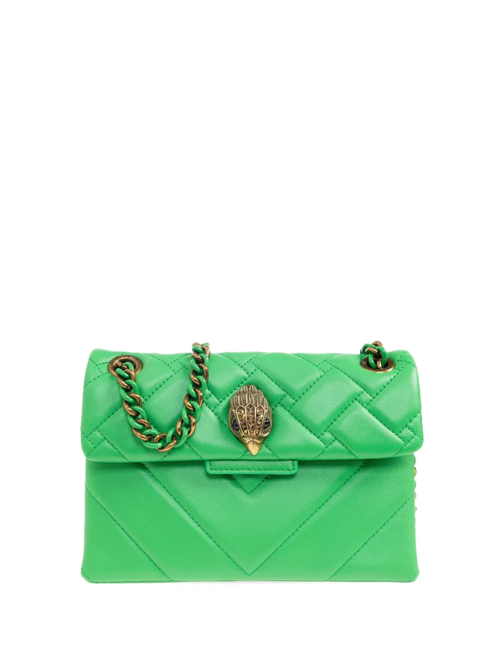 Kurt Geiger Mini Kensington Shoulder Bag In Green