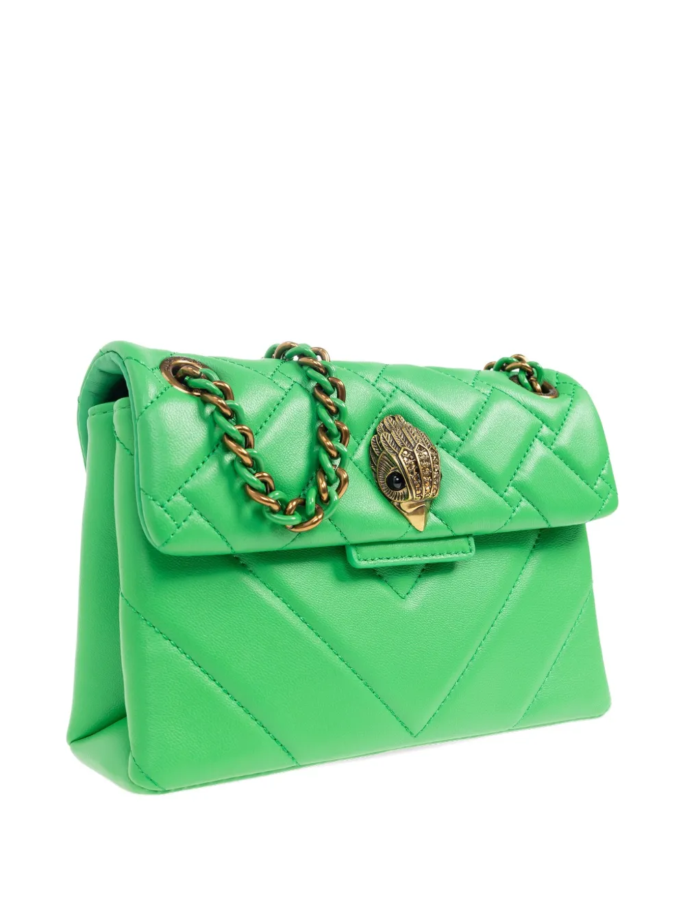Kurt Geiger Mini Kensington Shoulder Bag In Green